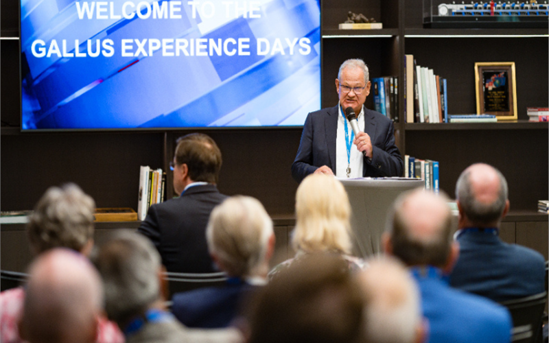 Gallus opens new Gallus Experience Centre to mark its 100th anniversary